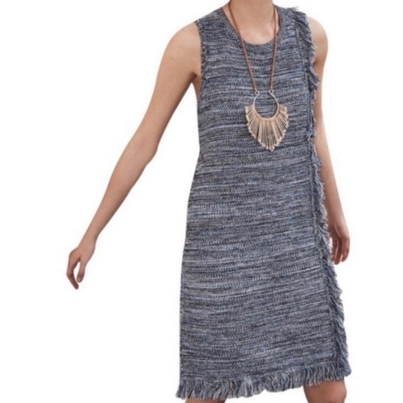 Anthropologie Dresses & Skirts - Anthropologie Holding Horses Blue Tweed Dress!